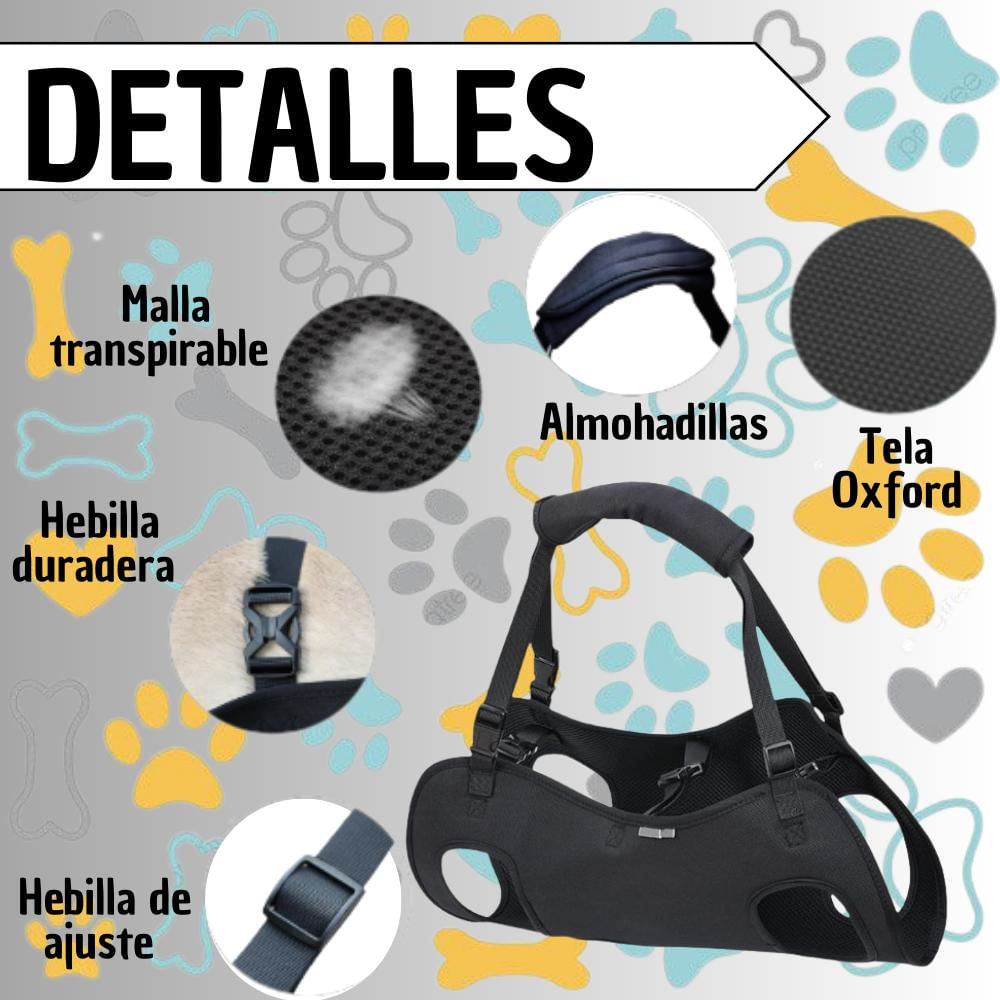 Arnés De Soporte Perro Para Transporte Movilidad img #4