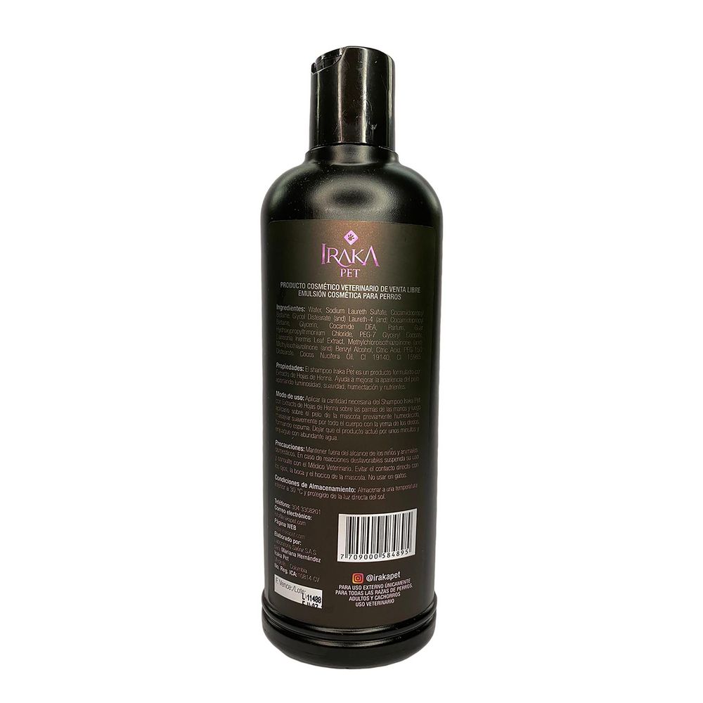 Shampoo IRAKA PET HENNA (350  ml) img #2