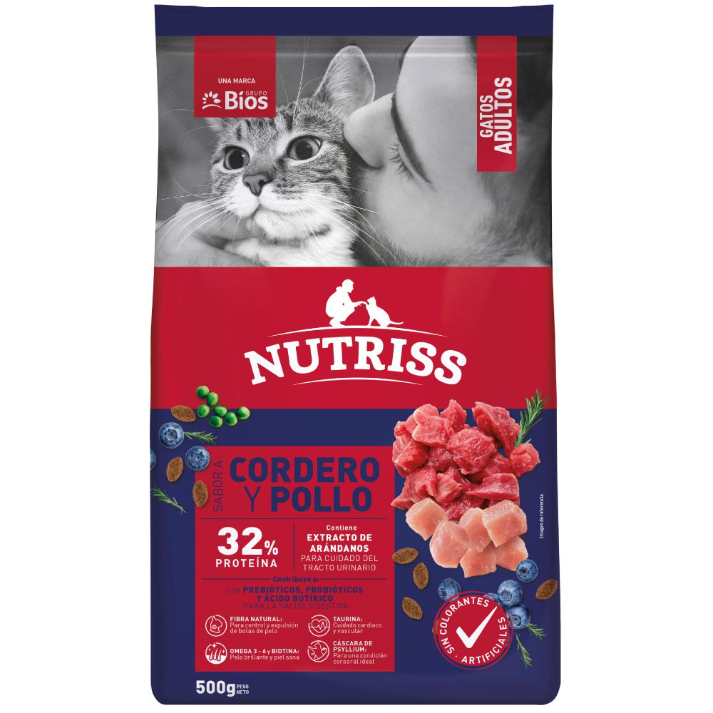 Alimento Gatos NUTRISS Cordero Y Pollo (500  gr) img #1