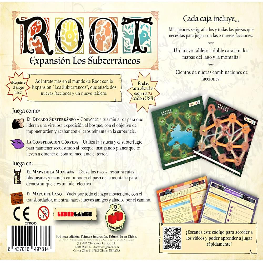 Juego De Mesa Root: Expansión Los Subterráneos Español img #3