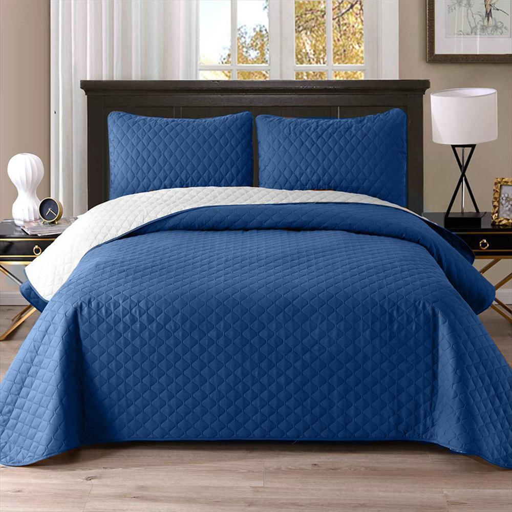 Colcha Sencilla Gris Azul img #1