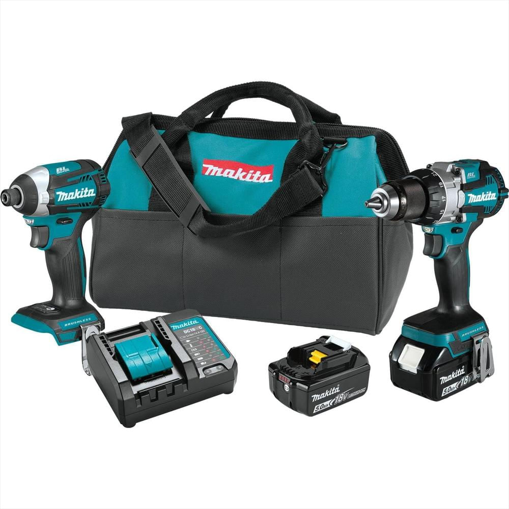 Set De 2 Herramientas Eléctricas Sin Escobillas Makita Lxt Set De 2 Herramientas Eléctricas Sin Escobillas Makita Lxt