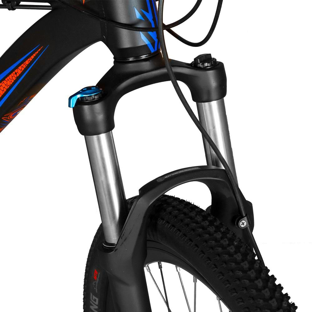 Bicicleta 27.5 Alligator Tenedor Bloqueo Negro Rojo S img #2