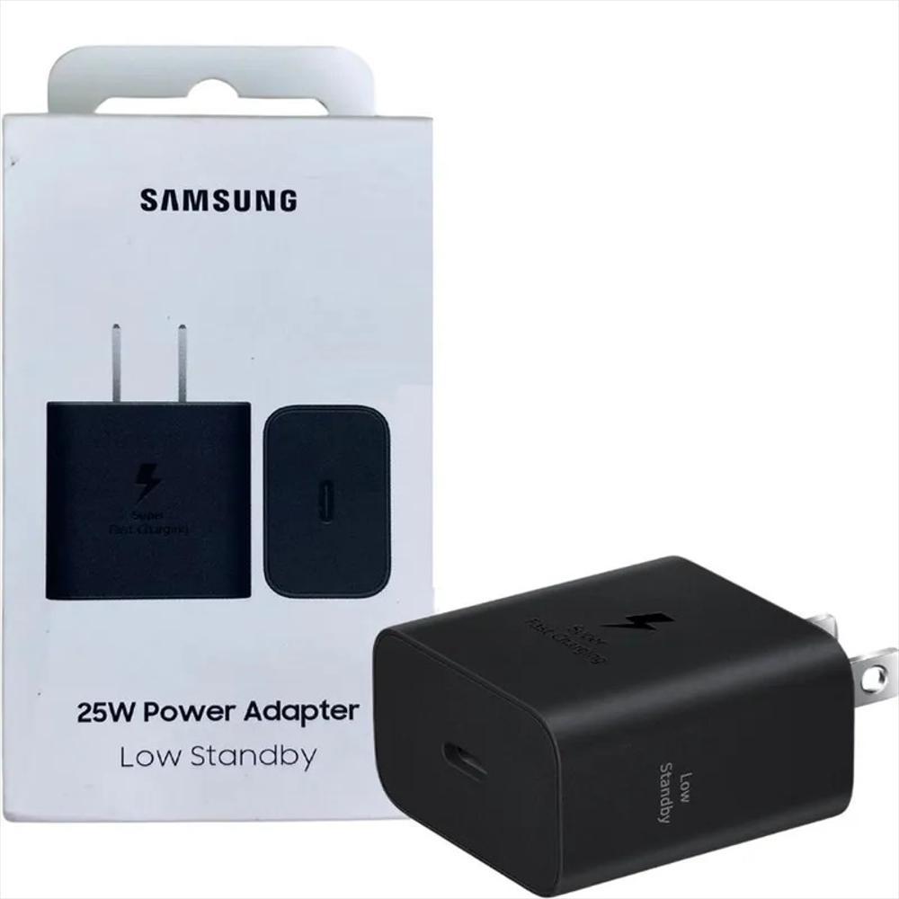 Cargador 100% Original Samsung 25W Open Box [Sin Cable] Negro
