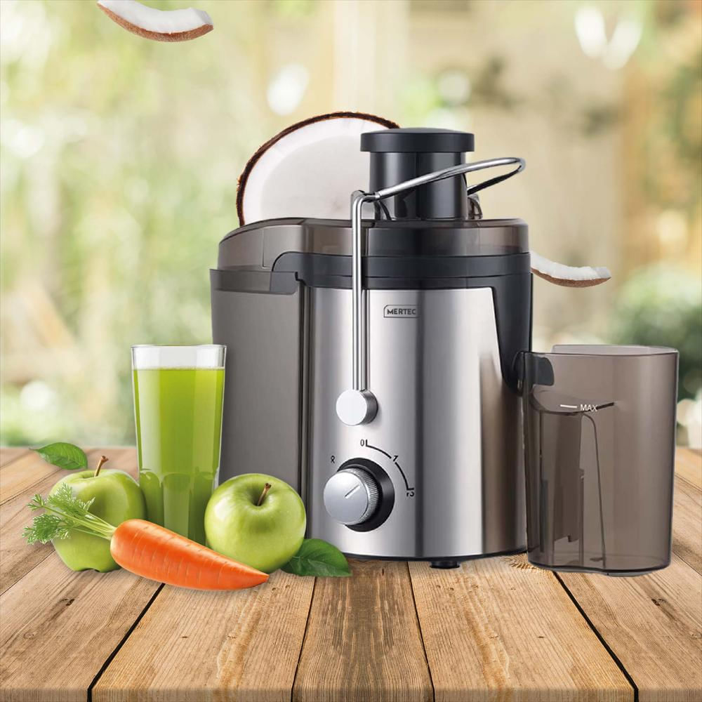 Extractor De Jugos Mertec Eléctrico Acero Inoxidable img #2