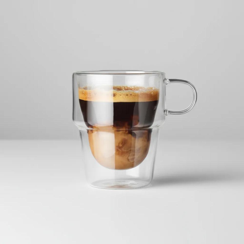 Vaso Doble Fondo Para Café Te Chocolate Con Capacidad 250 Ml img #2