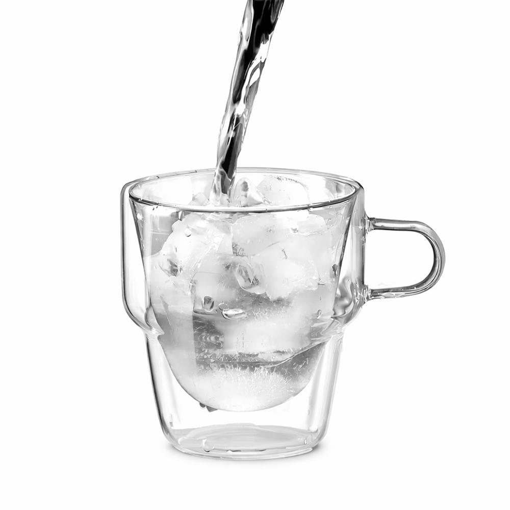 Vaso Doble Fondo Para Café Te Chocolate Con Capacidad 250 Ml img #3
