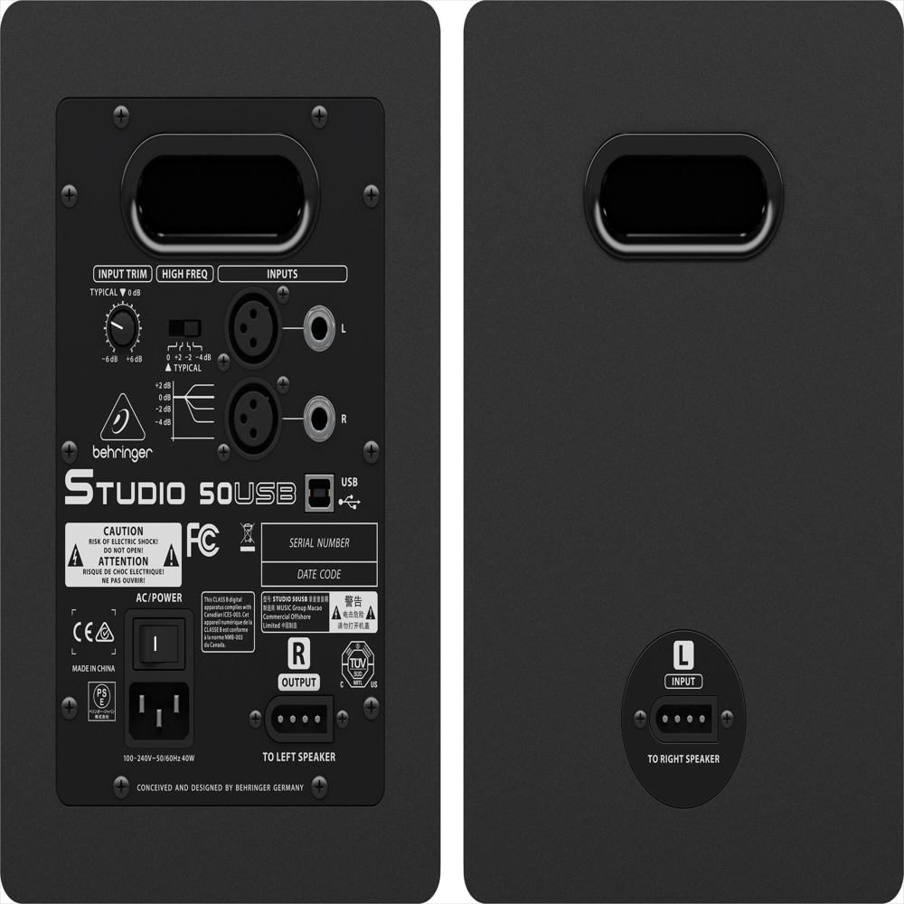 Monitores De Estudio Behringer Studio 50Usb img #2