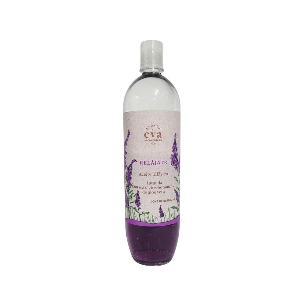 Aceite Bifásico Relájate 1000 Ml, El Jardín De Eva