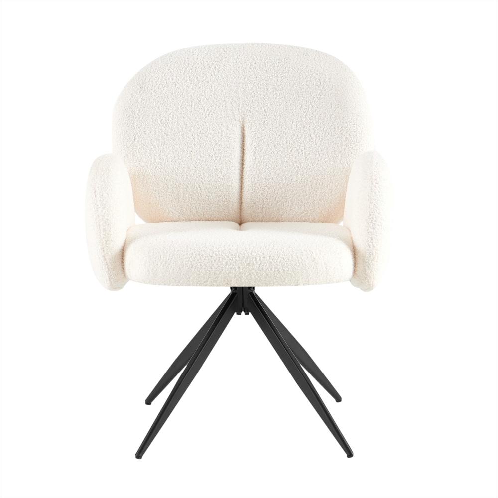 Silla De Comedor Giratoria Beige Ayelet 63X63 Cm img #1