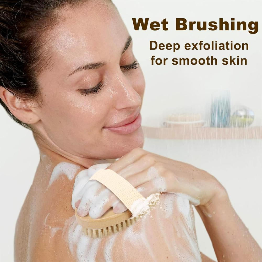 Cepillo Corporal Exfoliante Cerdas Naturales Anticelulitis img #4