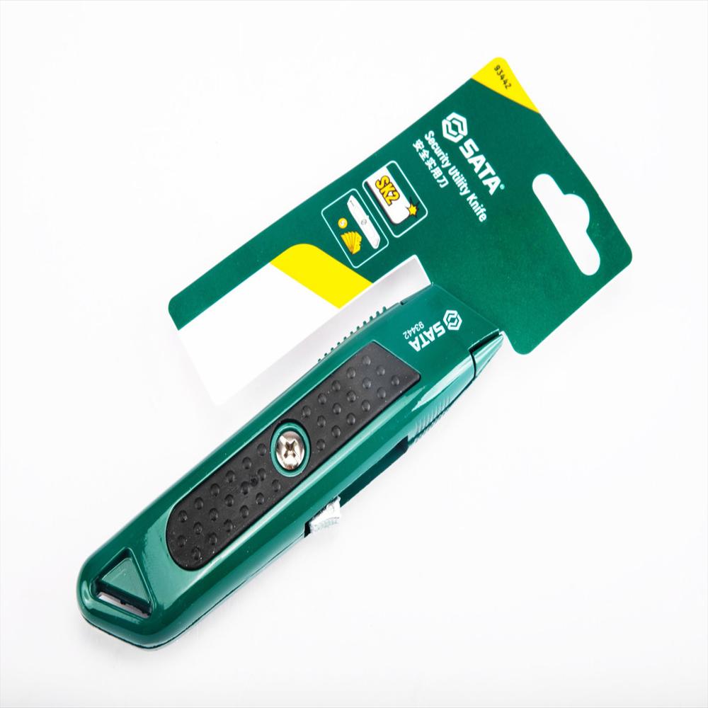 Cuchillo Bisturí Auto Retráctil Trabajo Pesado img #3