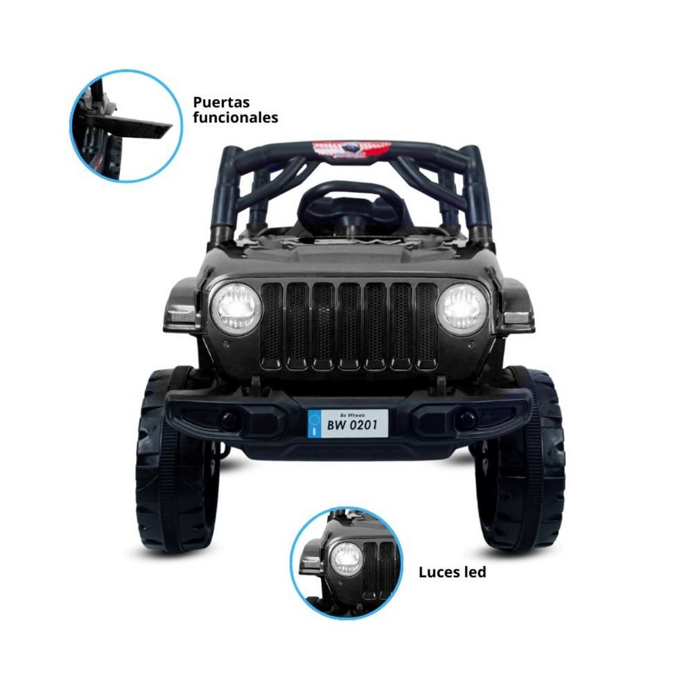 Carro Electrico Para Niños Cherokee Negro 12V PRINSEL img #5