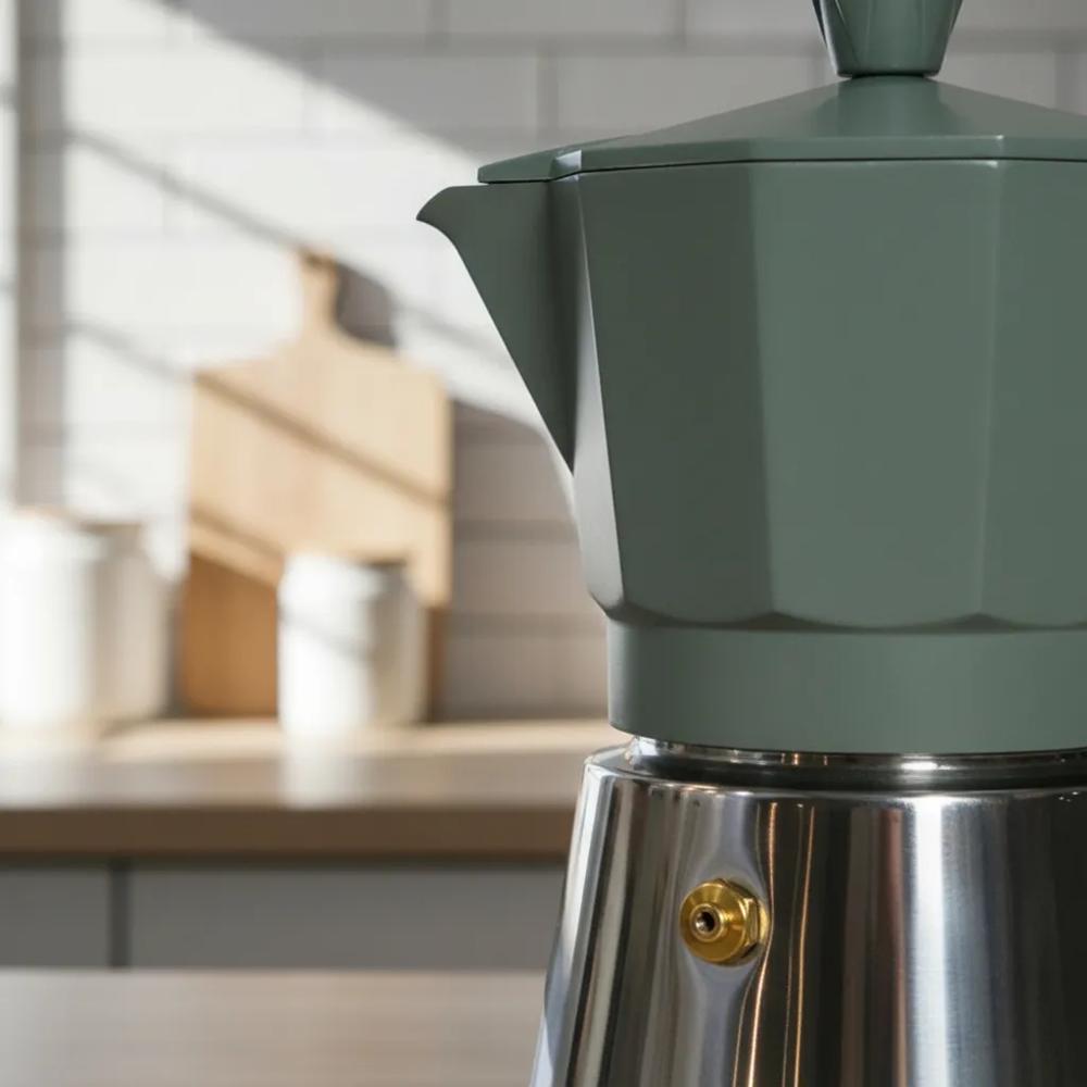 Cafetera Moka Italiana Moderna Para Café Espresso 150Ml img #2