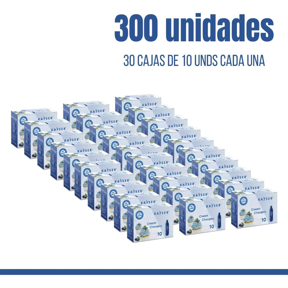 Pack Cápsulas Sifón Chantilly Universales 300 Unidades img #1