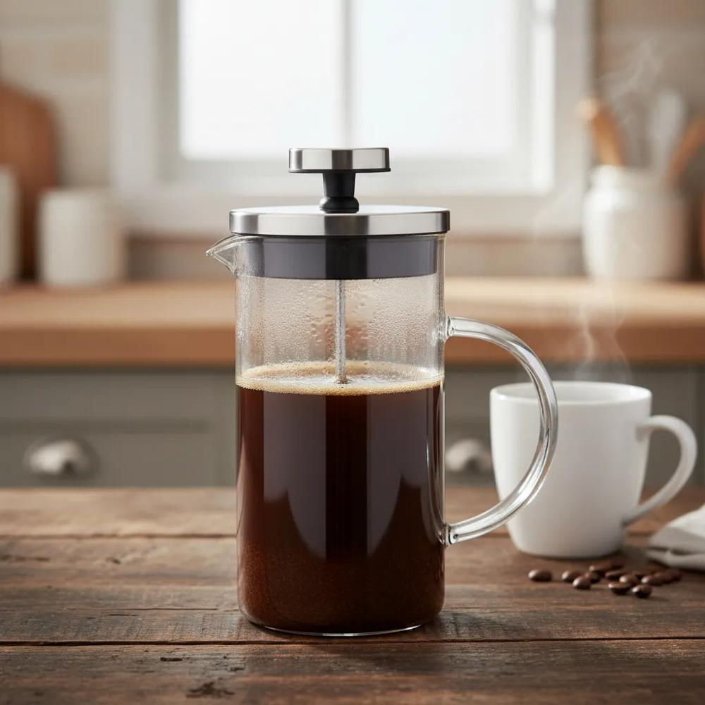 Cafetera Prensa Francesa Café Acero Inoxidable 800Ml 6 Tazas img #3
