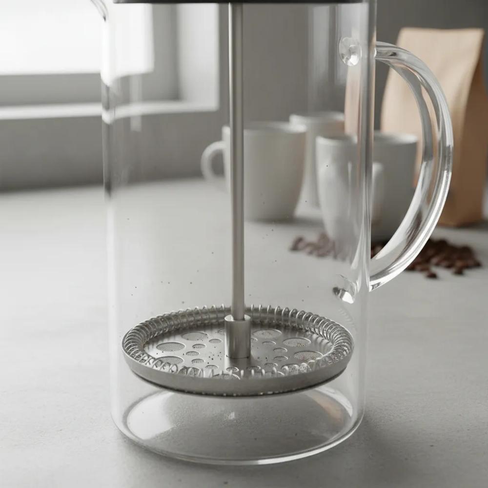 Cafetera Prensa Francesa Café Acero Inoxidable 800Ml 6 Tazas img #4