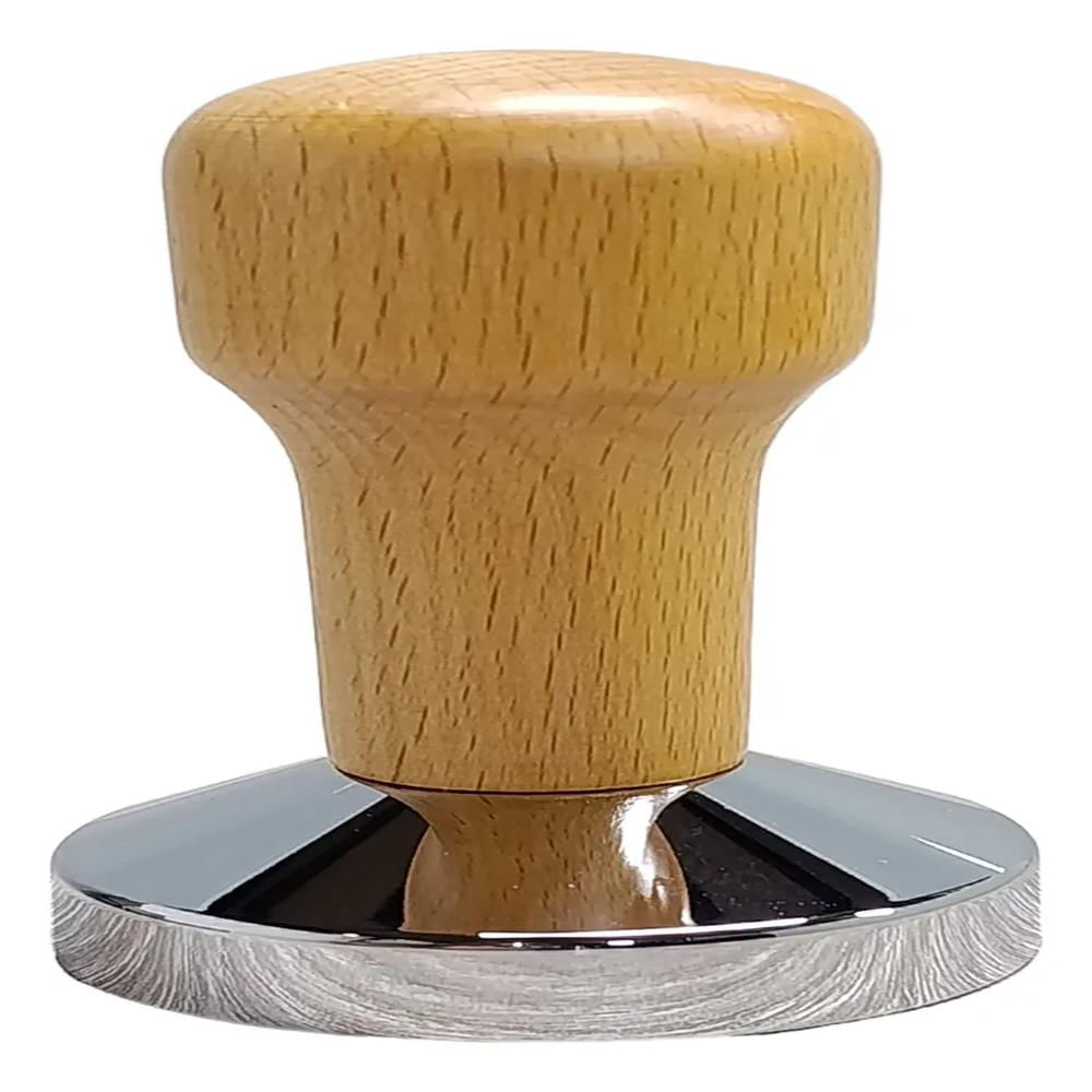 Tamper Barista Base Metálica Y Mango De Madera 58Mm img #1