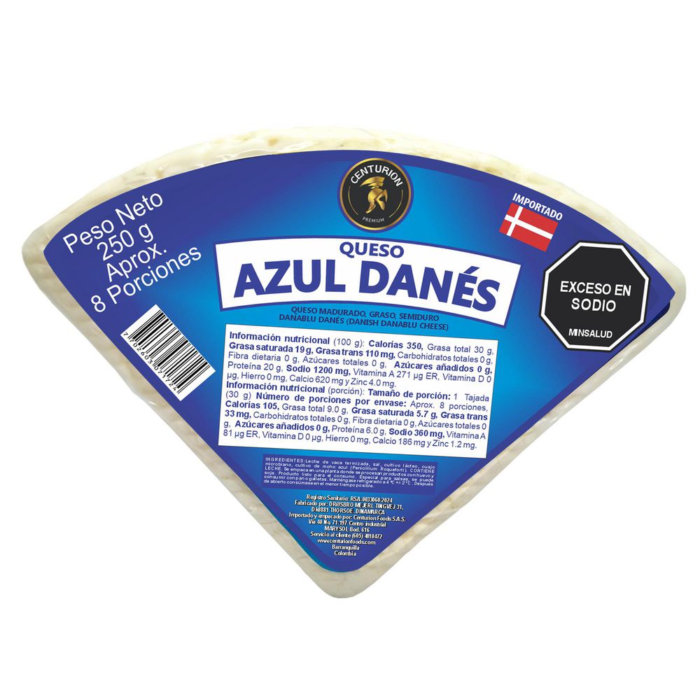 Queso Azul CENTURION Cuña (250  gr)