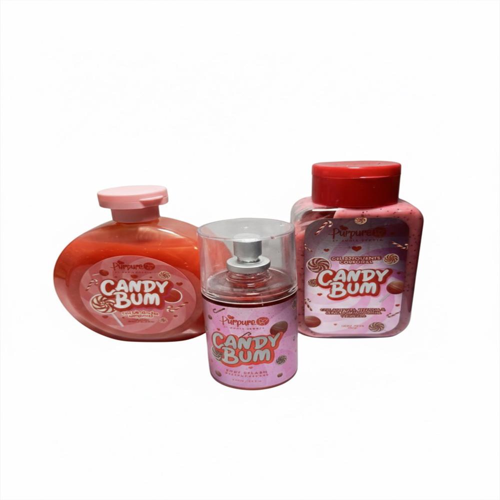 Kit Candy Bum Corporal Gel Ducha Exfoliante Body Splash img #1