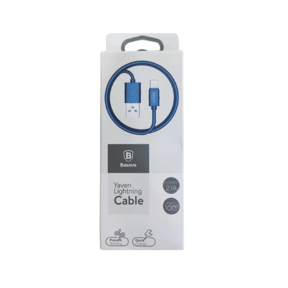 Cable De Datos Usb A Lighting Baseus 1M Negro Cable De Datos Usb A Lighting Baseus 1M Negro