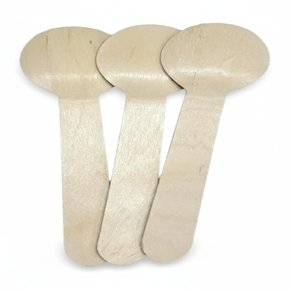 Cucharas De Madera Desechables Ecológicas Resistente X25 Unidades img #1