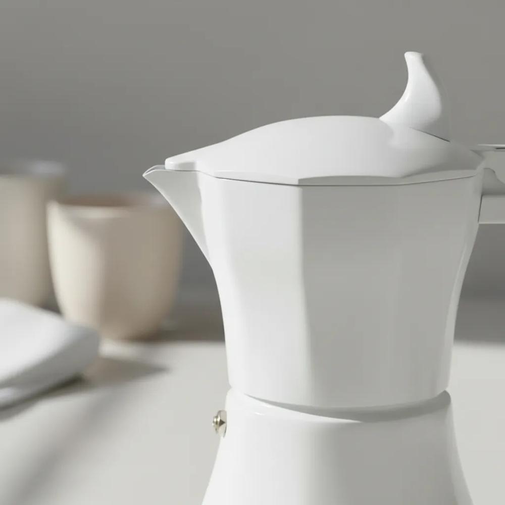 Cafetera Moka Italiana Clásica De Aluminio Para Café 150Ml img #5