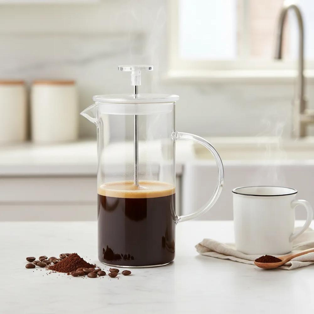 Cafetera Prensa Francesa Diseño Elegante Para Café 350M img #2
