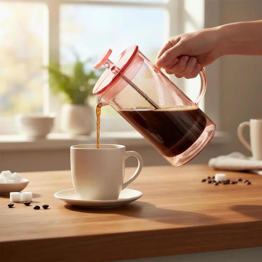 Cafetera Prensa Francesa Premium 350Ml Salmón img #2