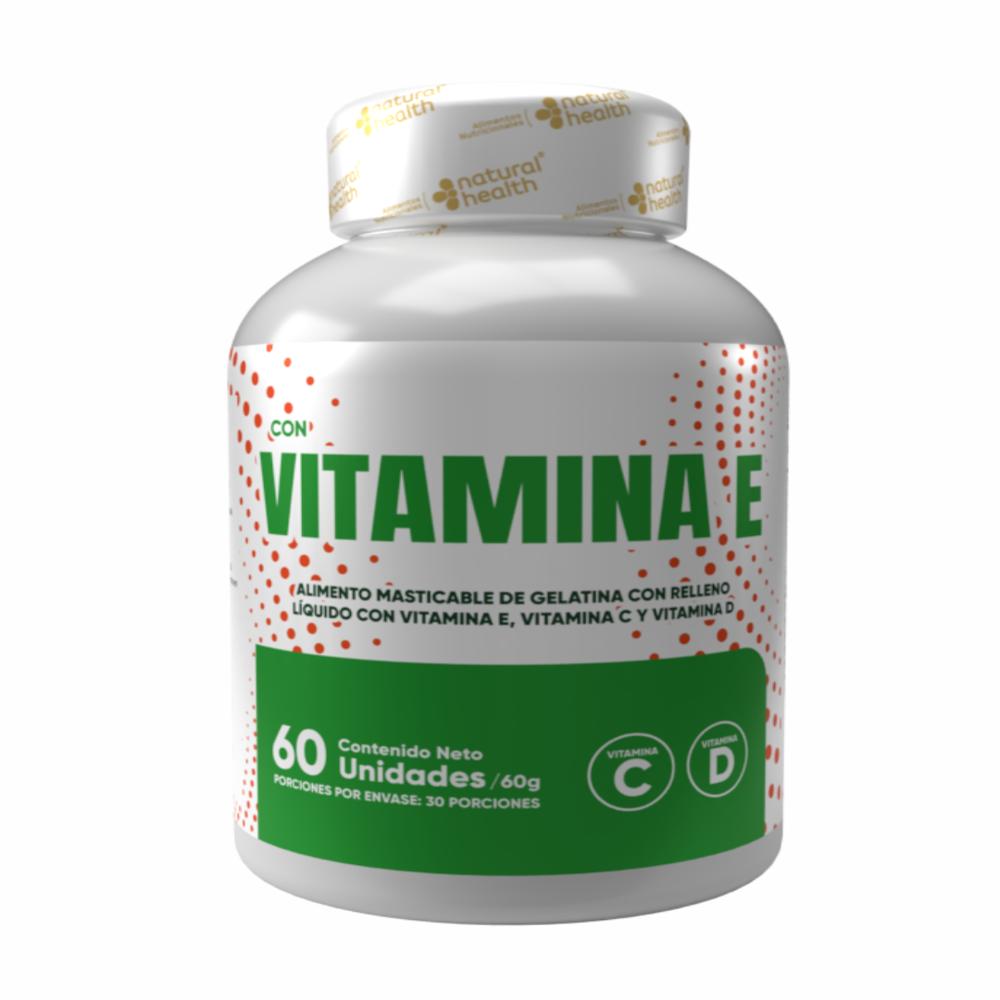 Vitamina E + Selenio X60 Unds Poder Antioxidante Para Piel Y Cabello Fórmula Vitalidad img #1