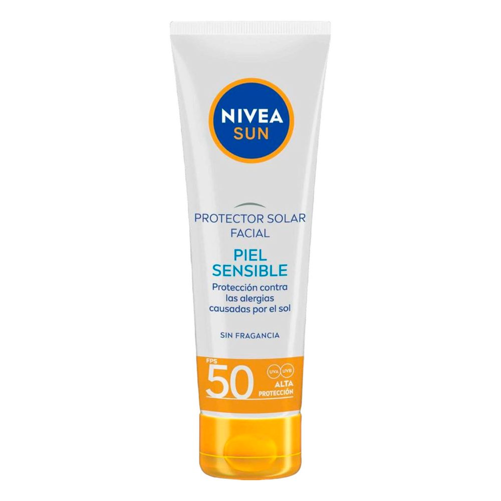 Protector solar NIVEA para piel sensible FPS 50 (50  ml)