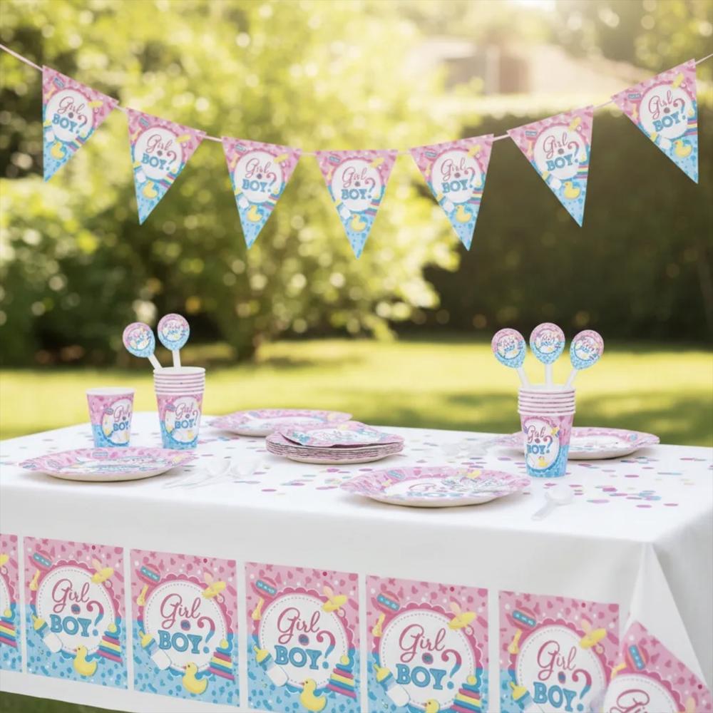 Kit Decoración Revelación De Género Set Globos Revelación img #3