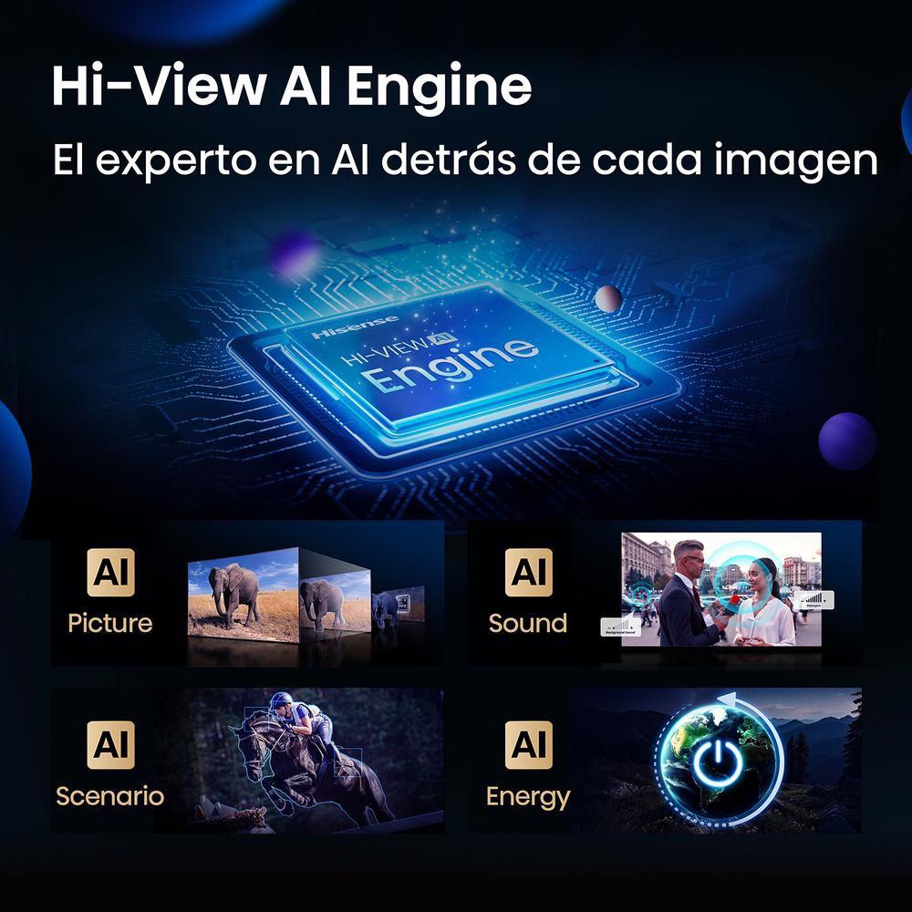 Televisor HISENSE 75 pulgadas Mini LED Uhd4K Smart TV 75U7QG img #6