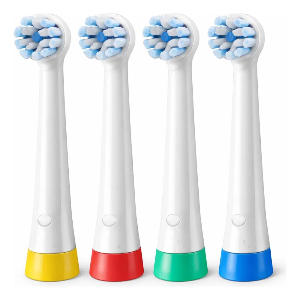 4 Cabezales Repuesto Genericos Cepillos Oral B Blanco img #1