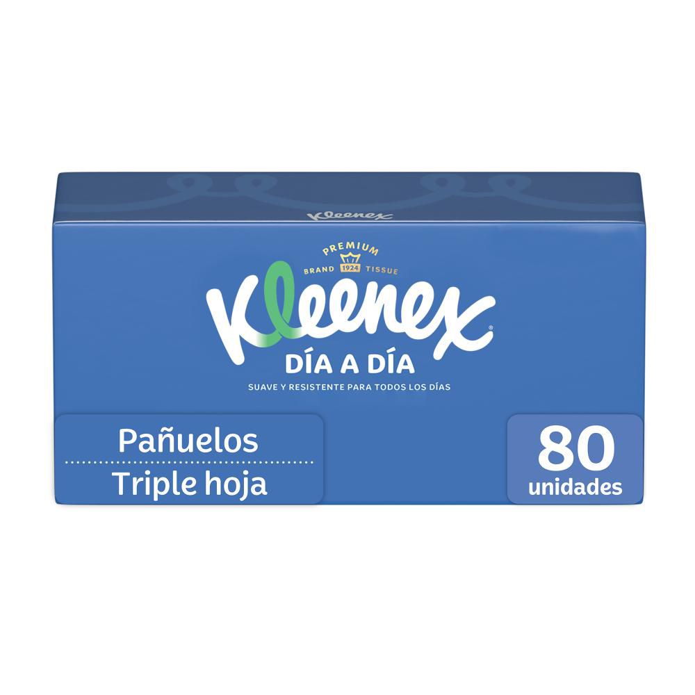 Pañuelos faciales KLEENEX súper (80  und)