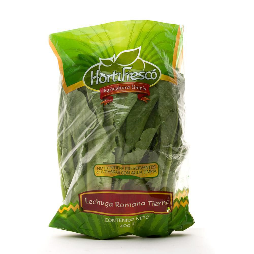 LECHUGA ROMANA TIERNA BOLSA  400  gr