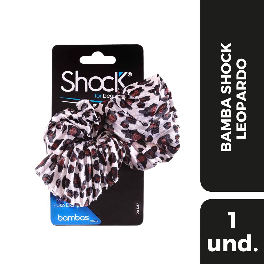 Bamba SHOCK para el cabello leopardo (1  und)