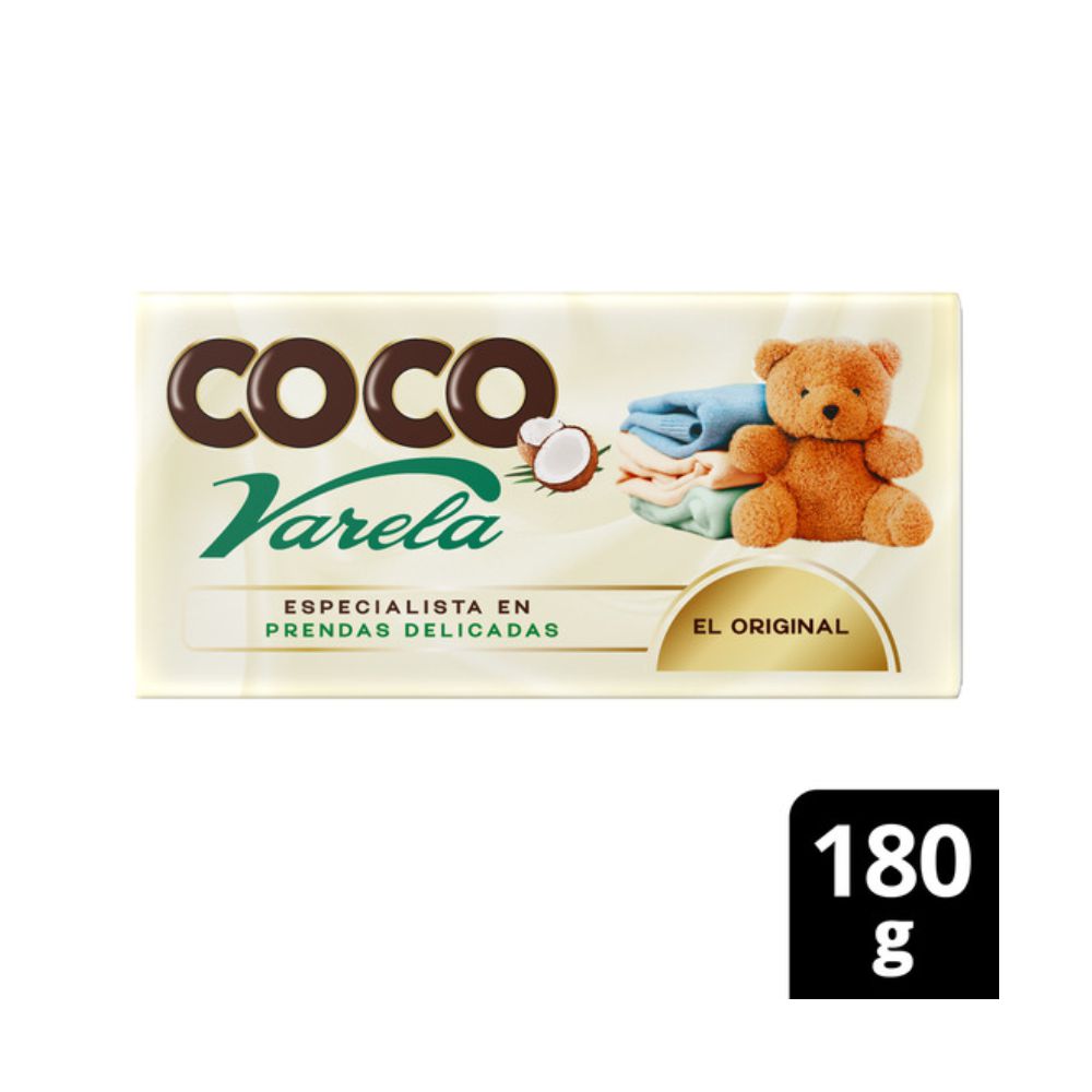 Jabón de barra COCO VARELA original (180  gr)