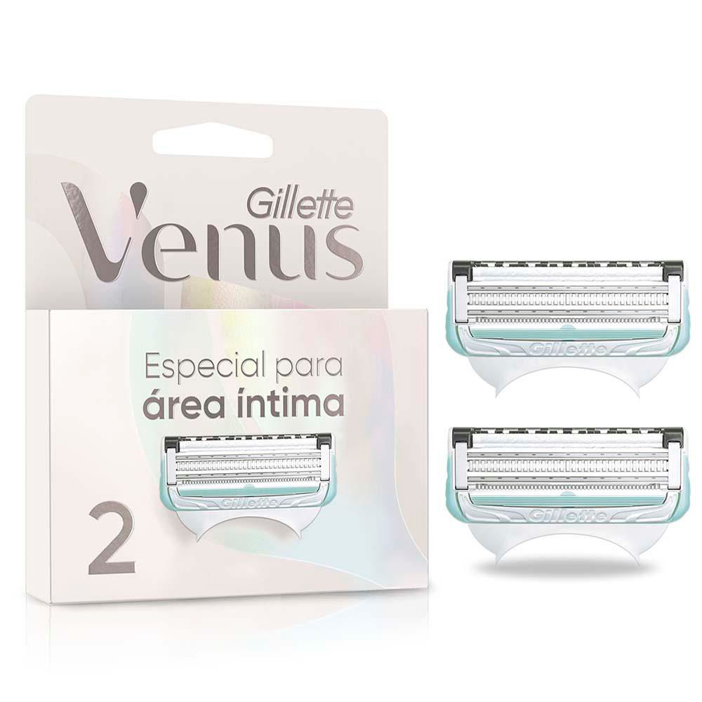 Repuesto cuchilla de afeitar VENUS especial para área íntima (2  und)