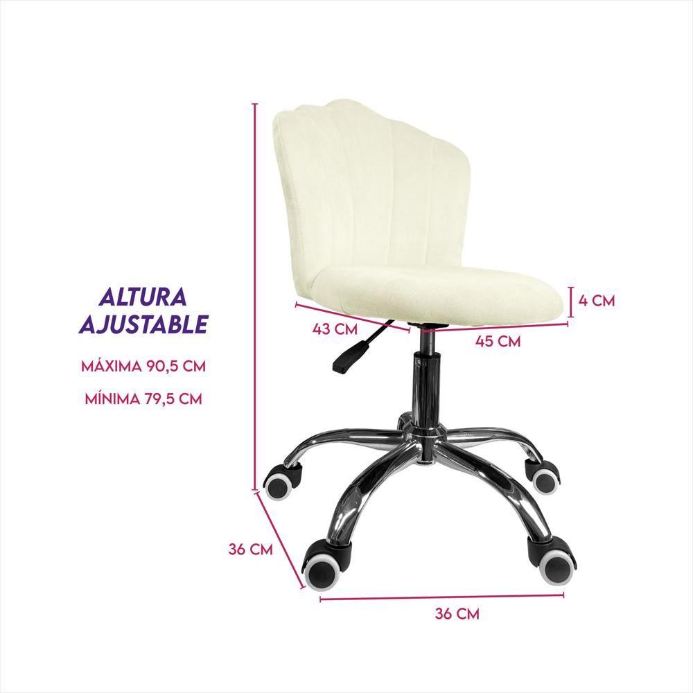 Silla Decorativa Mueble Sala Comedor Dormitorio Refife Crema Ife img #2