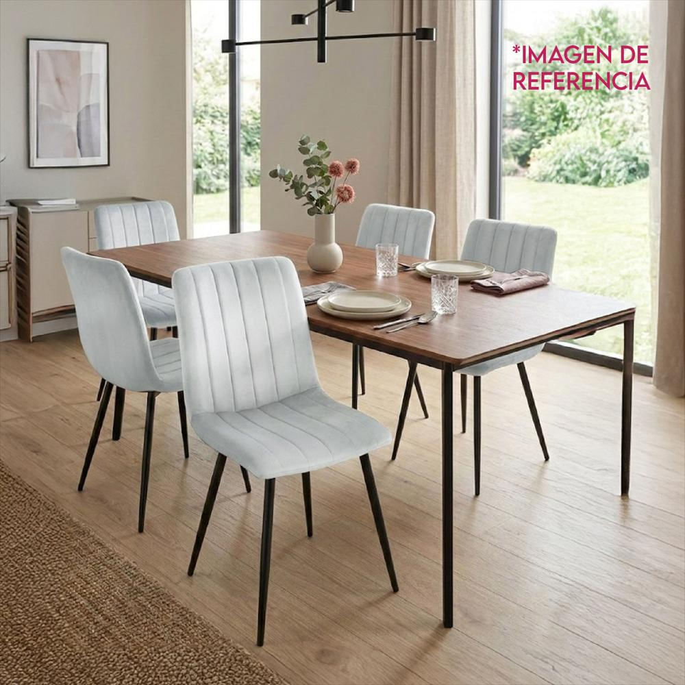Set X2 Silla Decorativa Mueble Sala Comedor Dormitorio Refamara img #4