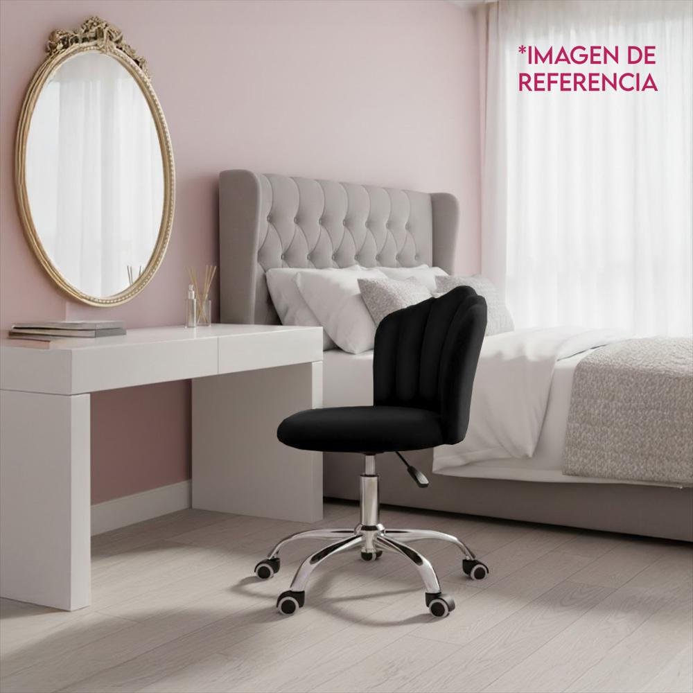 Silla Decorativa Mueble Sala Comedor Dormitorio Refife Negro Ife img #2