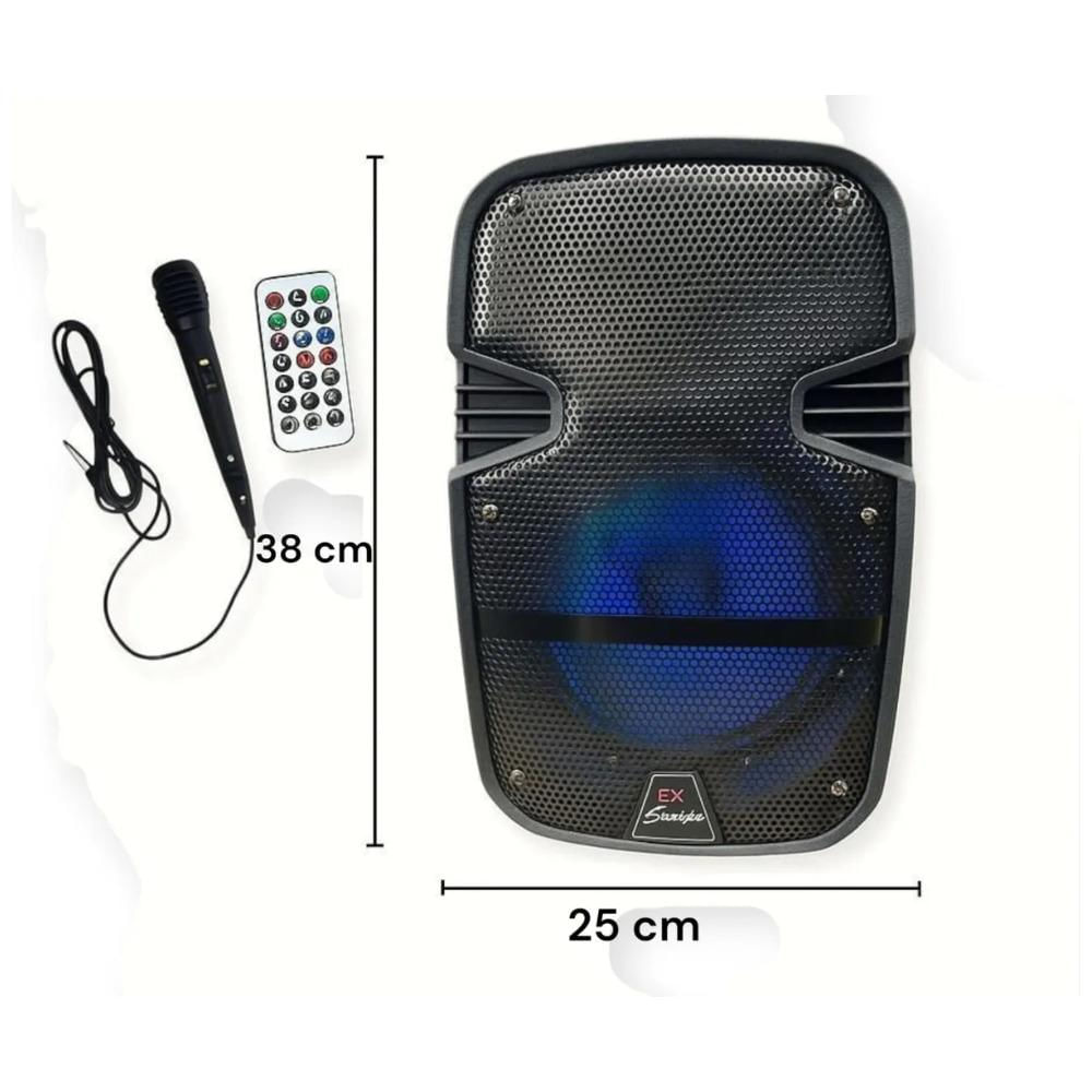Parlante Bluetooth Portátil S6 8 pulgadas + Micrófono Y Control img #4
