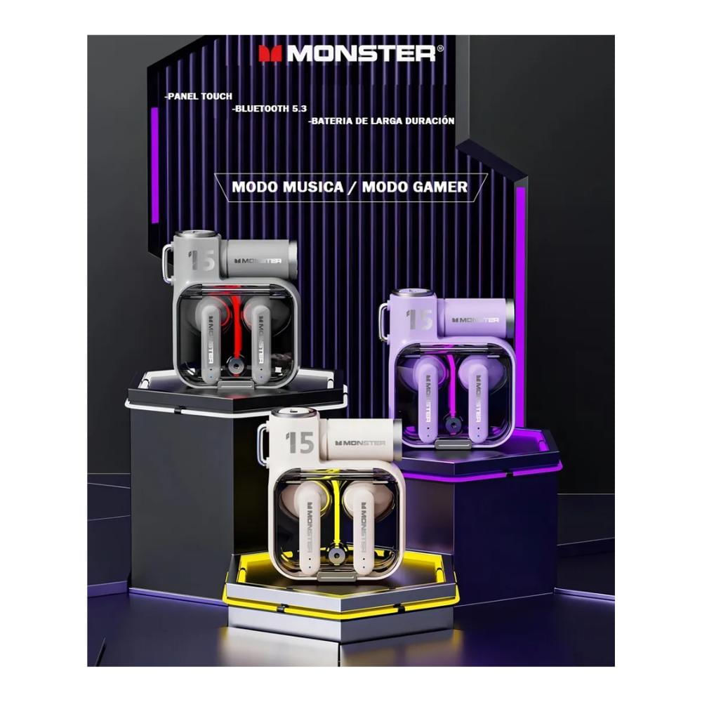Audífonos Monster Airmars Xkt15 Dorado img #2