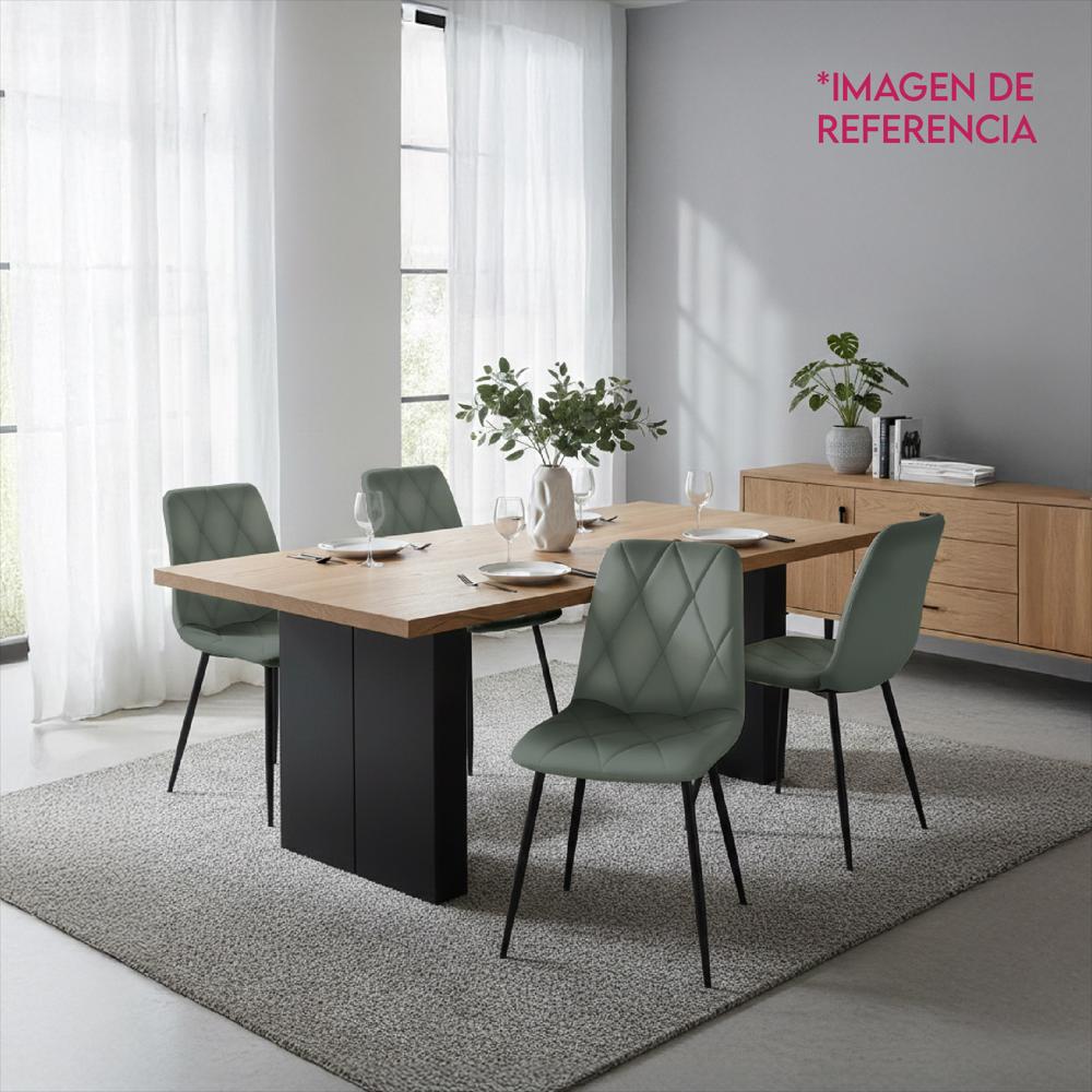 Silla Decorativa Mueble Sala Comedor Dormitorio Refsade Gris Sade img #4