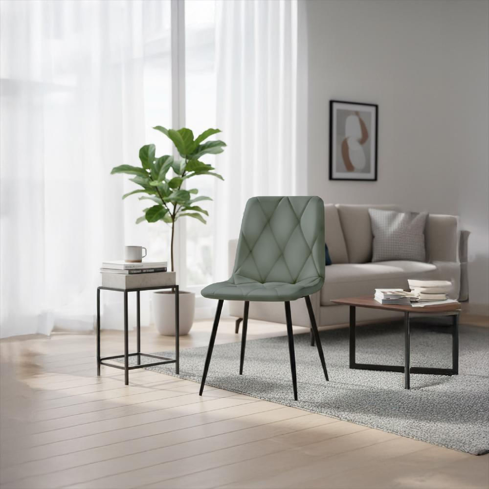 Silla Decorativa Mueble Sala Comedor Dormitorio Refsade Gris Sade img #5