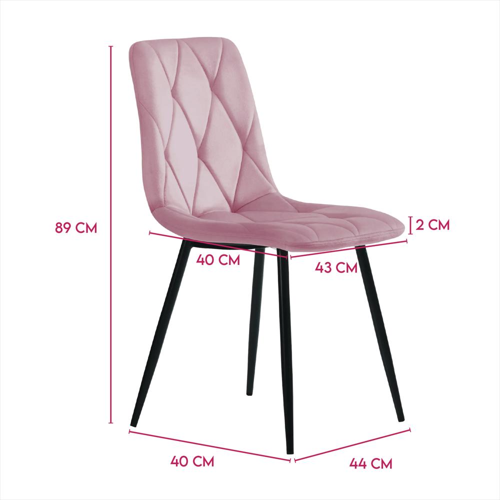 Set X2 Silla Decorativa Mueble Sala Comedor Dormitorio Refsade img #3