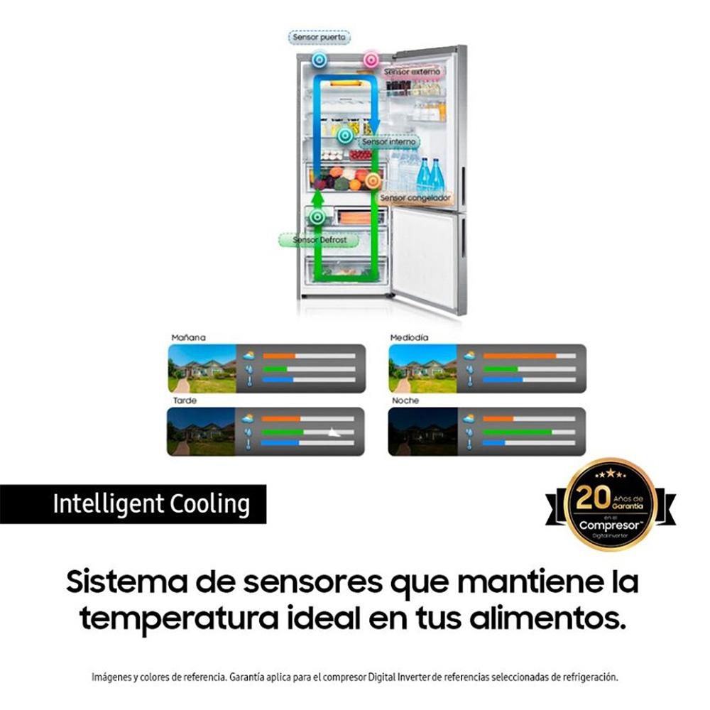 Nevera SAMSUNG Frost Congelador Inferior 424 Lts No Frost RL4034SBAB Negro img #6