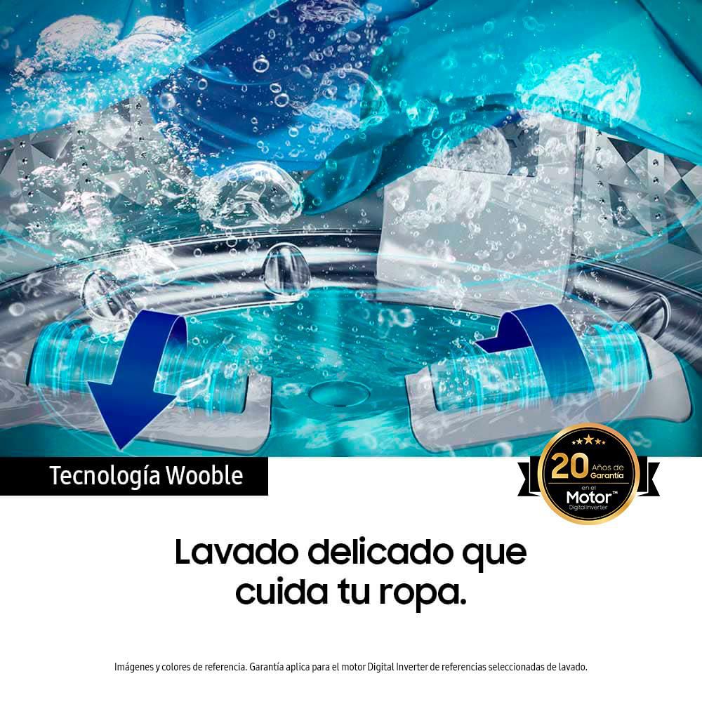 Lavadora SAMSUNG Carga Superior 19 kg (42 lb) WA19T7GD6D img #6