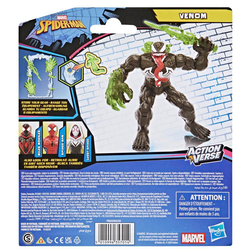 Figura de Acción SPIDERMAN  SpiderMan ActionVerse Venom img #4